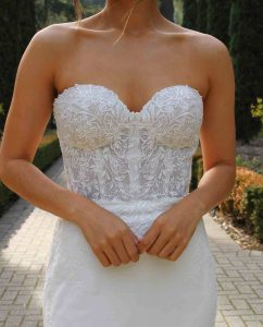 essense of australia fitted gown london beaded
