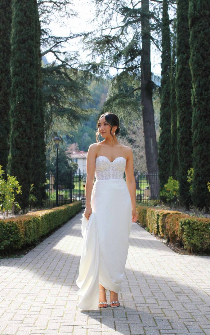 essense of australia fitted gown