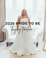 2026 brides, this one’s for you! 👰🏽‍♀️
Wondering when to order your wedding dress? Here’s your timeline: most gowns take up to 6 months to arrive, with an additional 6–8 weeks for tailoring.
Don’t panic if your wedding is sooner—rush orders are often available (usually with a 10–15% fee), and we’ve got an ongoing sample sale with stunning off-the-rack gowns ready to go!
Book your appointment now so you don’t limit your options—your dream dress is waiting