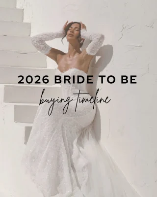 2026 brides, this one’s for you! 
👰🏽‍♀️
Wondering when to order your wedding dress? 
Here’s your timeline: most gowns take up to 6 months to arrive, with an additional 6–8 weeks for tailoring.
Don’t panic if your wedding is sooner—rush orders are often available (usually with a 10–15% fee), and we’ve got an ongoing sample sale with stunning off-the-rack gowns ready to go!
Book your appointment now so you don’t limit your options—your dream dress is waiting 🤍✨