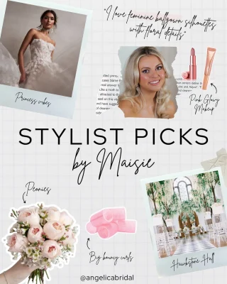 Stylist picks by our in house pink princess Maisie 🌸🤍
“I love a historical fairytale wedding venue, feminine ballgown silhouettes and floral details”
Does Maisie’s bridal vibe match yours?